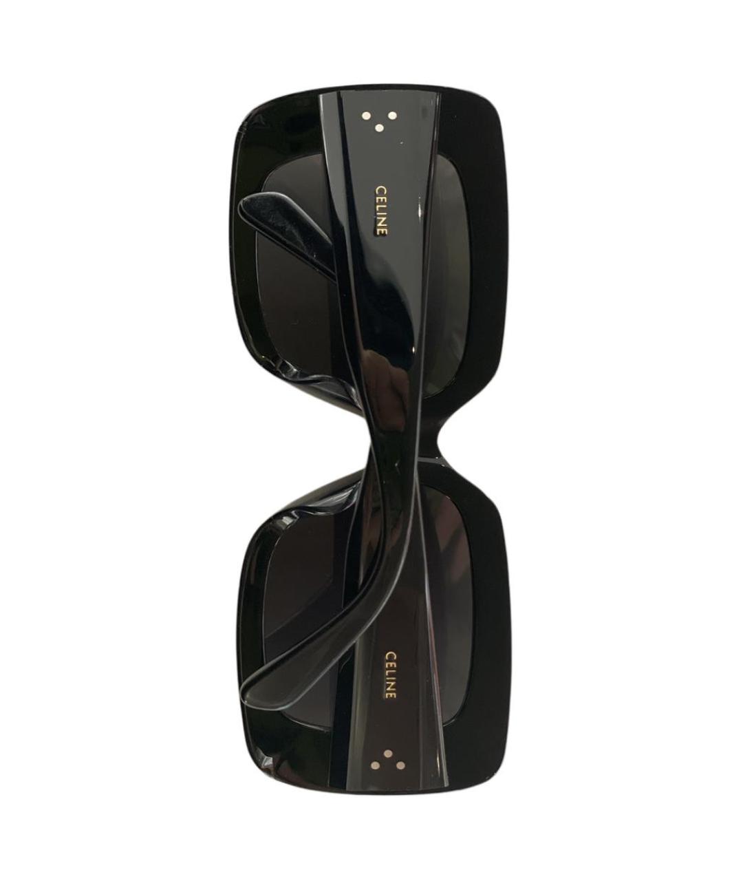 CELINE Черные пластиковые солнцезащитные очки, фото 3