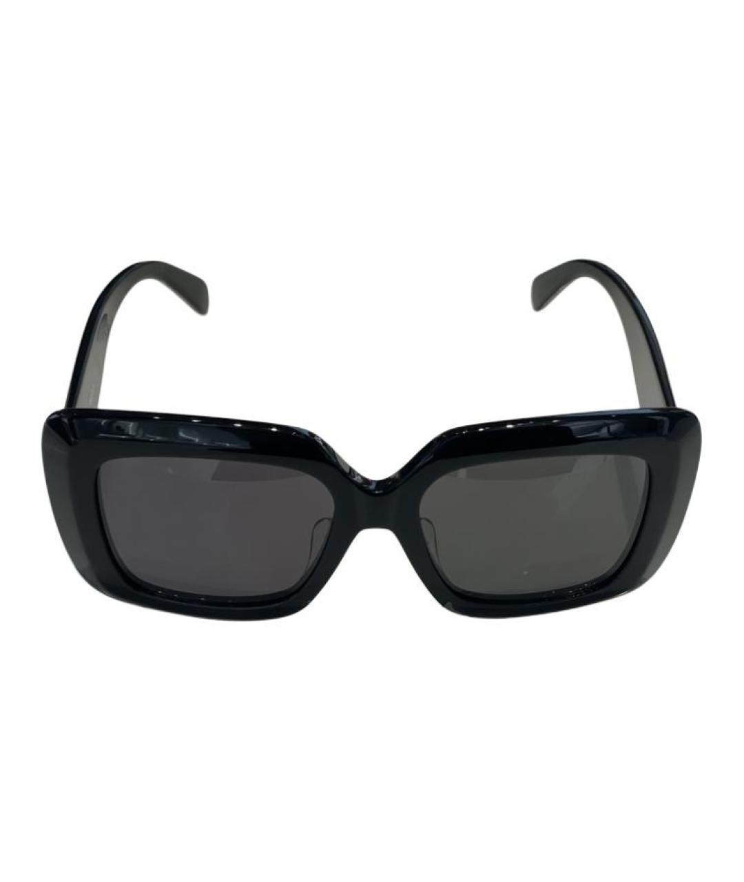 CELINE Черные пластиковые солнцезащитные очки, фото 1
