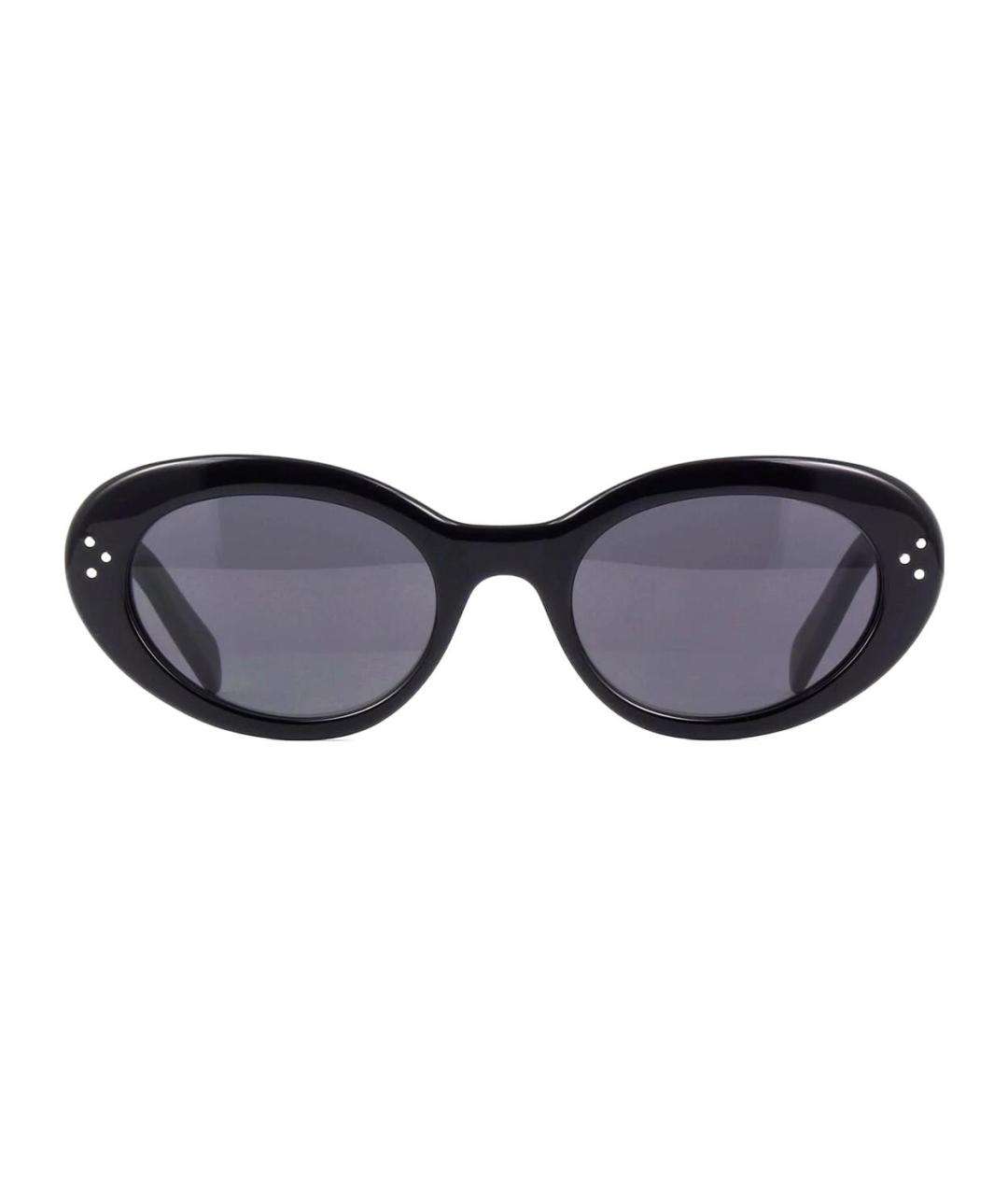 CELINE Черные пластиковые солнцезащитные очки, фото 2