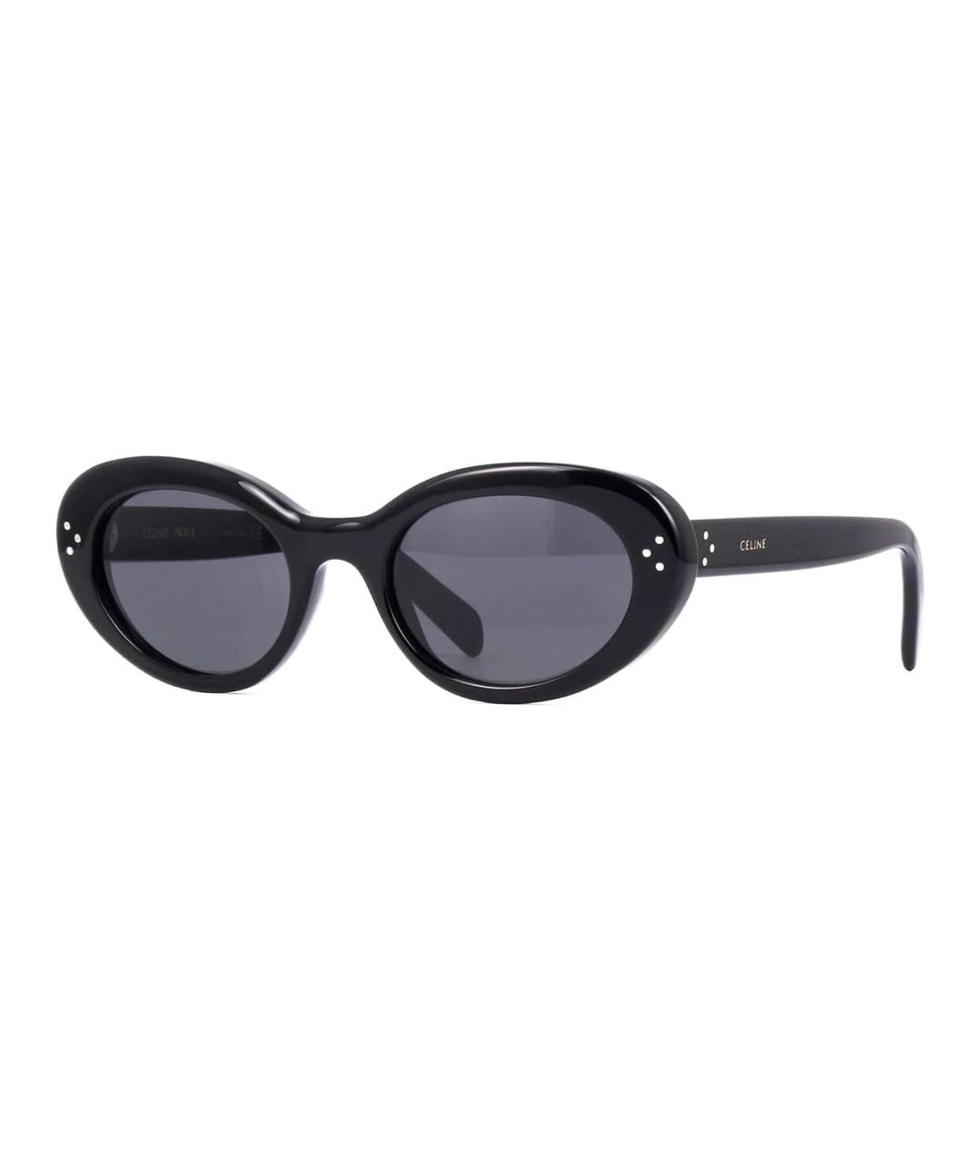 CELINE Черные пластиковые солнцезащитные очки, фото 1