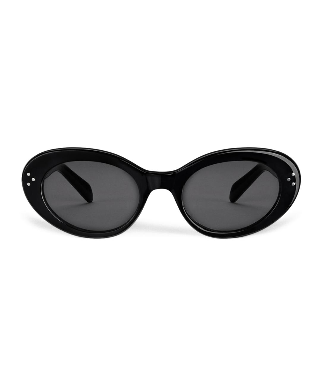 CELINE Черные пластиковые солнцезащитные очки, фото 2