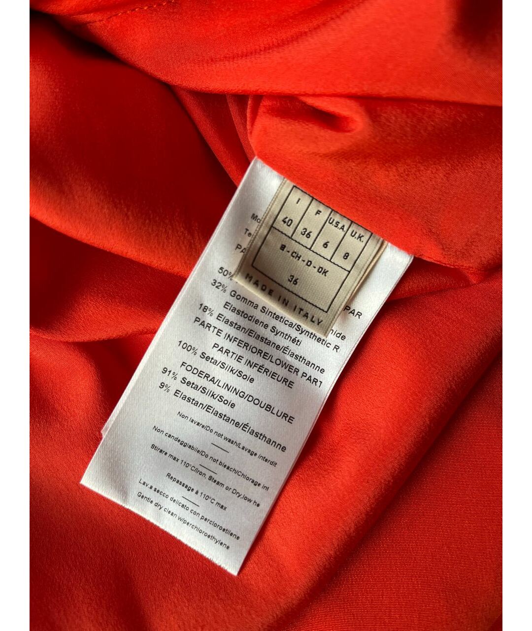 EMILIO PUCCI Красное полиамидовое коктейльное платье, фото 6