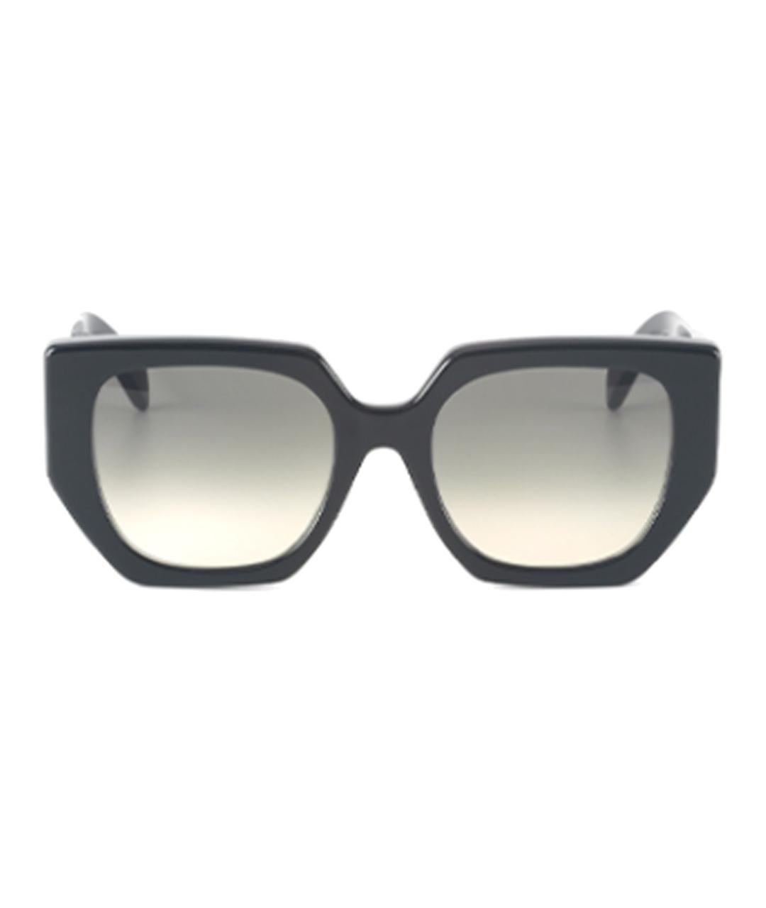 CELINE Черные пластиковые солнцезащитные очки, фото 2