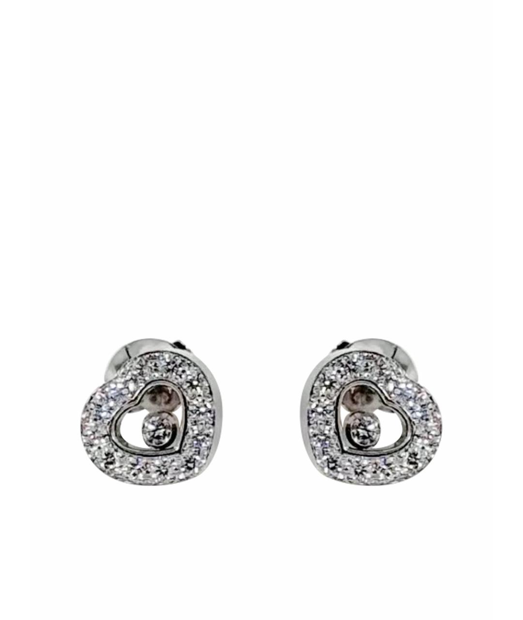 CHOPARD Серебряные серьги из белого золота, фото 1