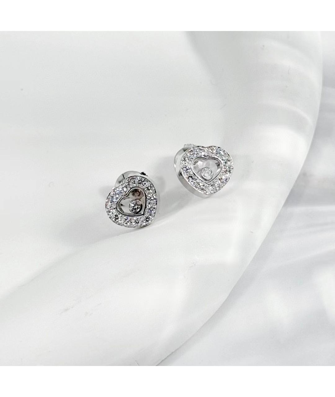 CHOPARD Серебряные серьги из белого золота, фото 6