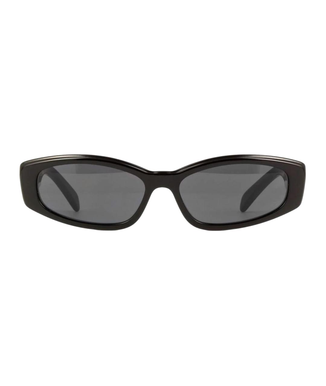 CELINE Черные пластиковые солнцезащитные очки, фото 2