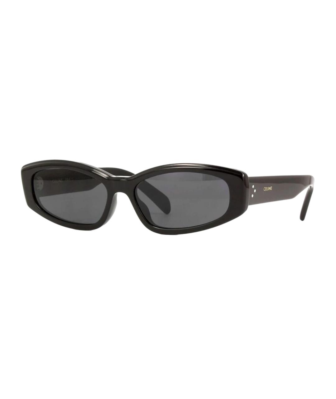 CELINE Черные пластиковые солнцезащитные очки, фото 1