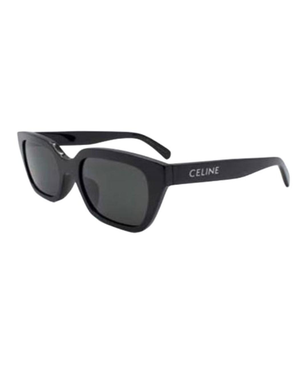 CELINE Черные пластиковые солнцезащитные очки, фото 1