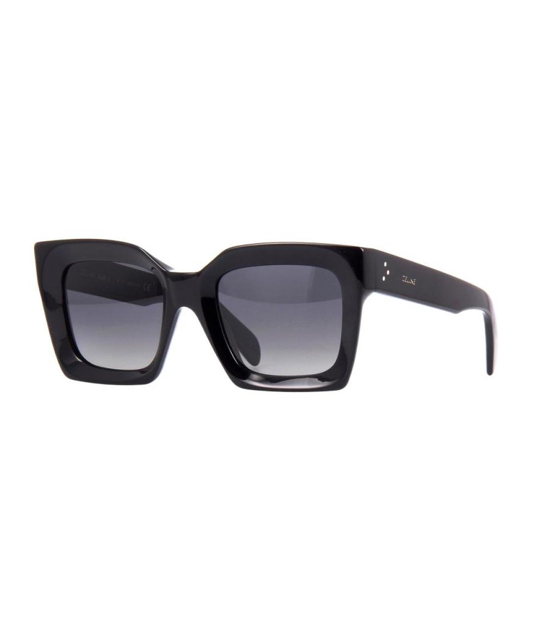 CELINE Черные пластиковые солнцезащитные очки, фото 1