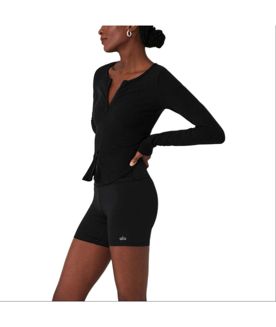 ALO YOGA Черная куртка, фото 5