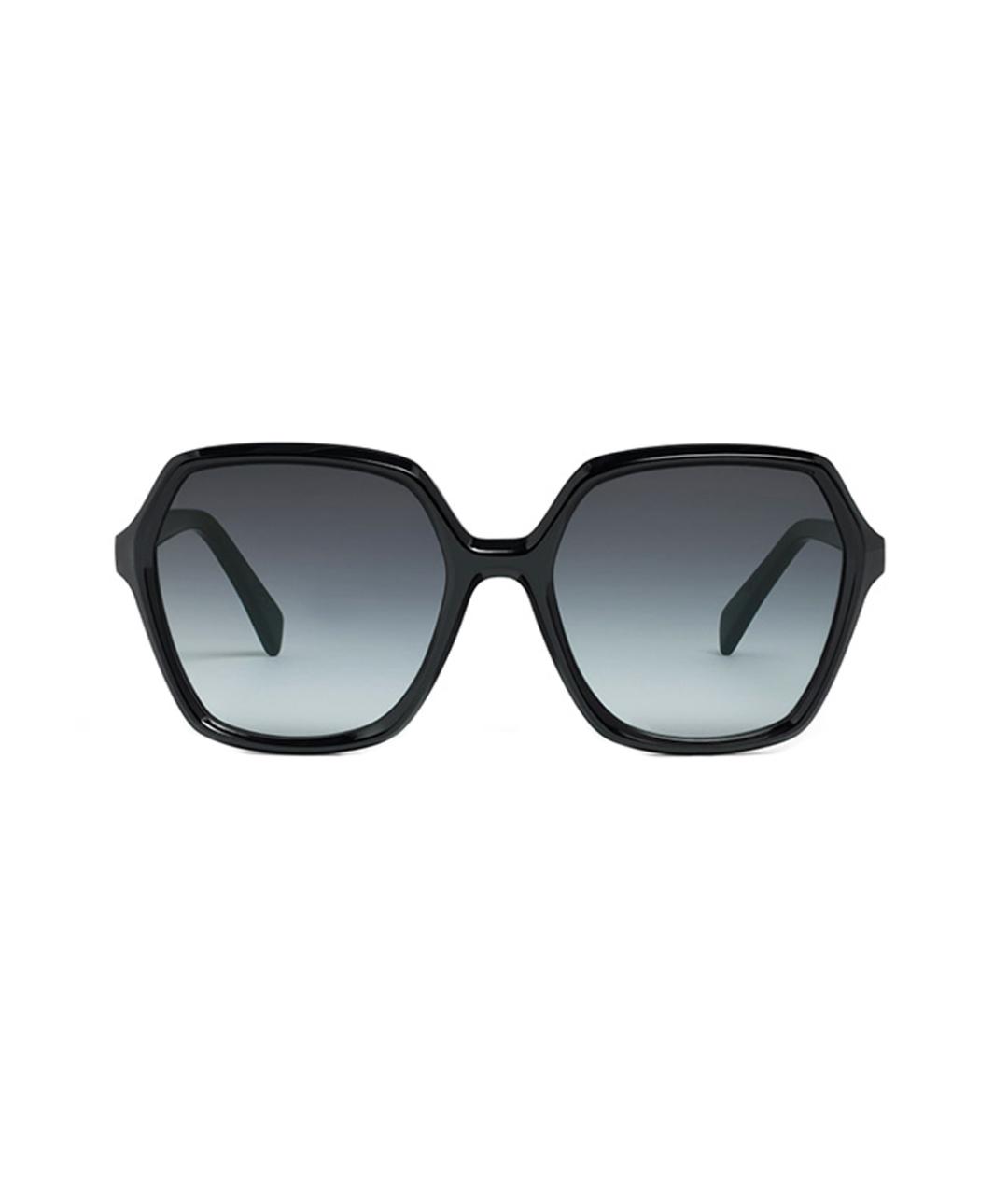 CELINE Черные металлические солнцезащитные очки, фото 2