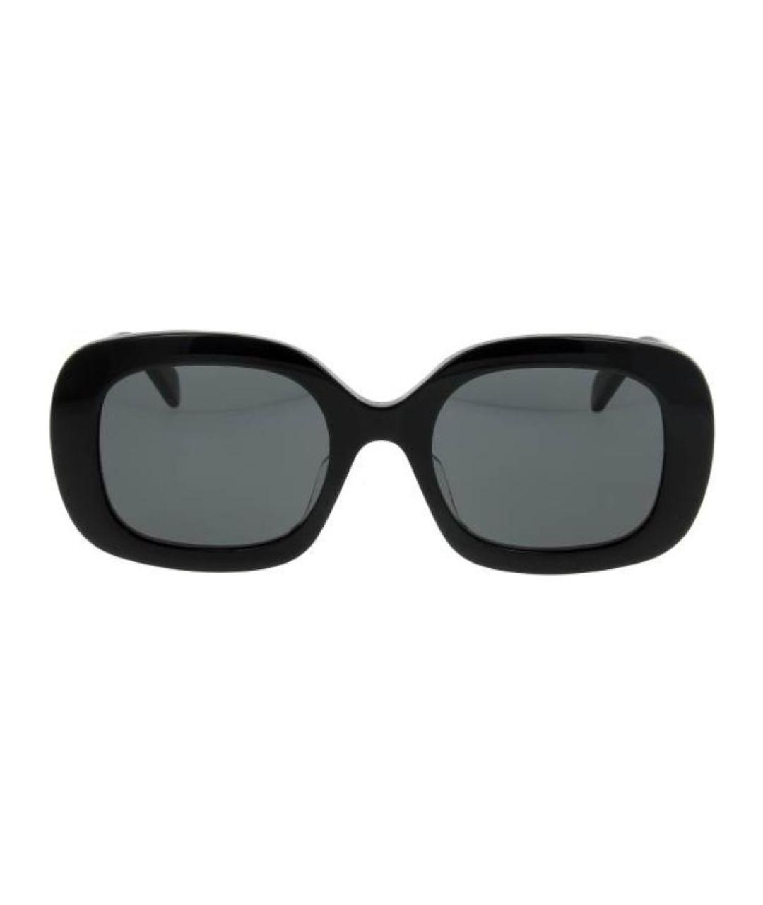 CELINE Черные пластиковые солнцезащитные очки, фото 2