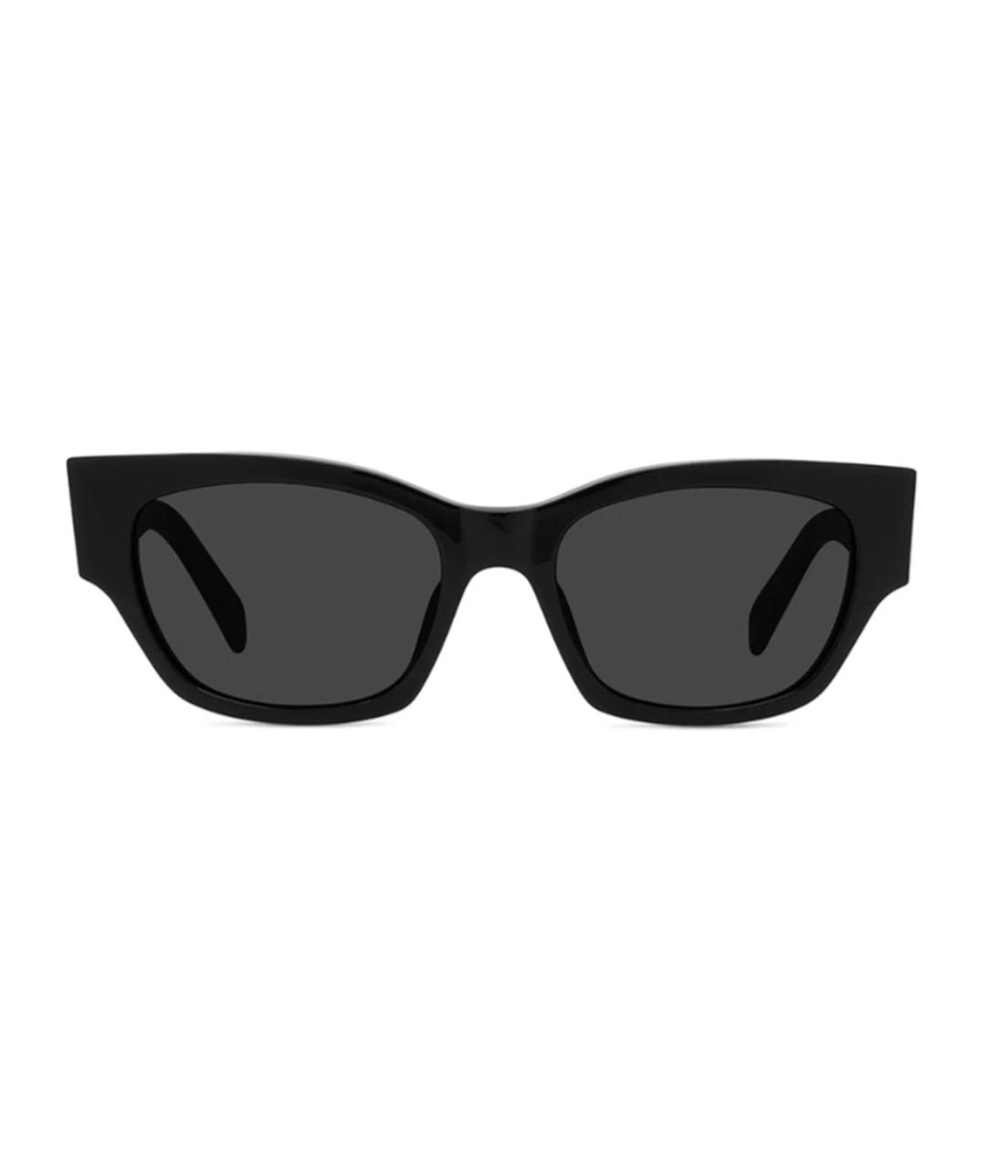 CELINE Черные пластиковые солнцезащитные очки, фото 2