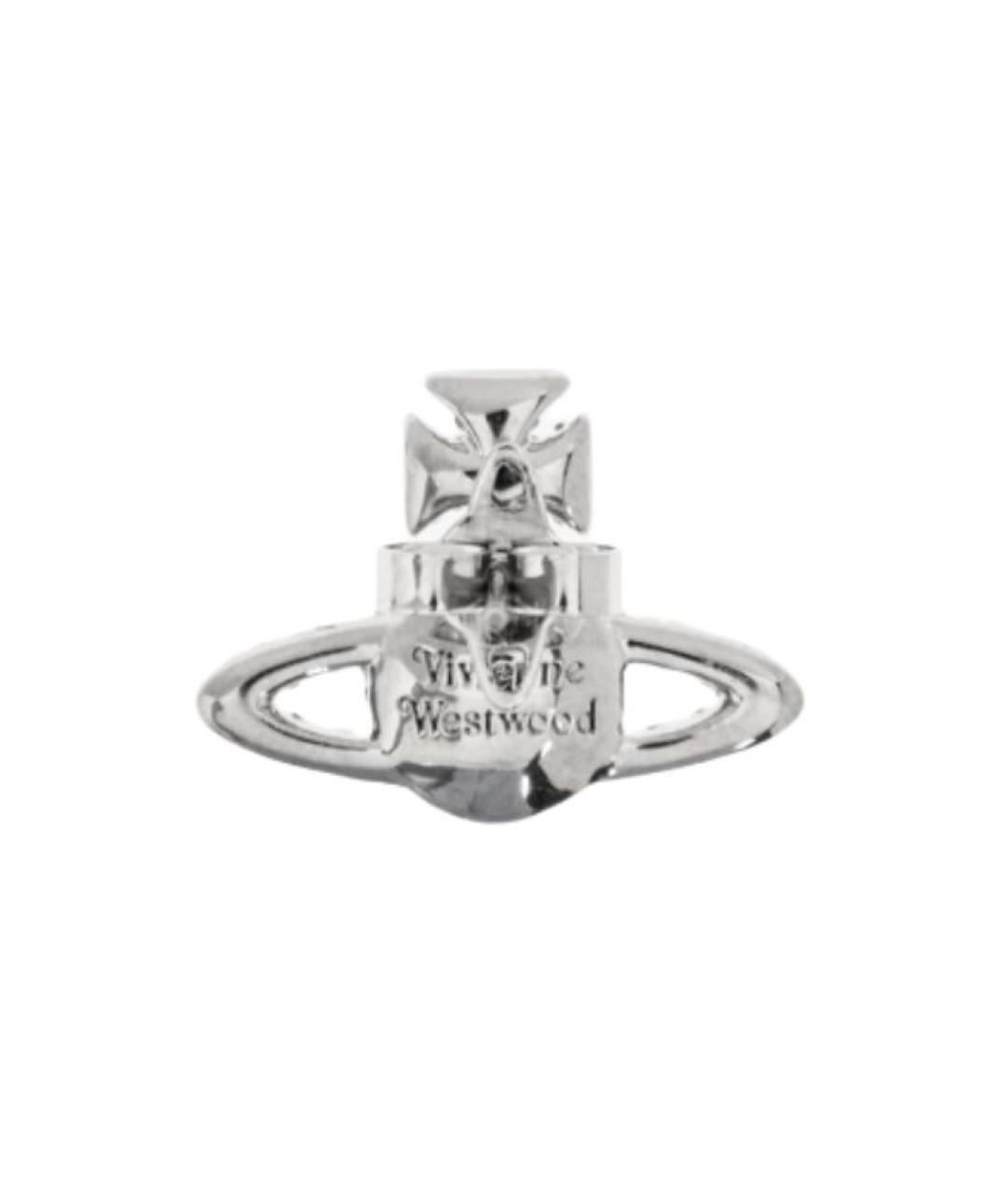 VIVIENNE WESTWOOD Серебряные металлические серьги, фото 2
