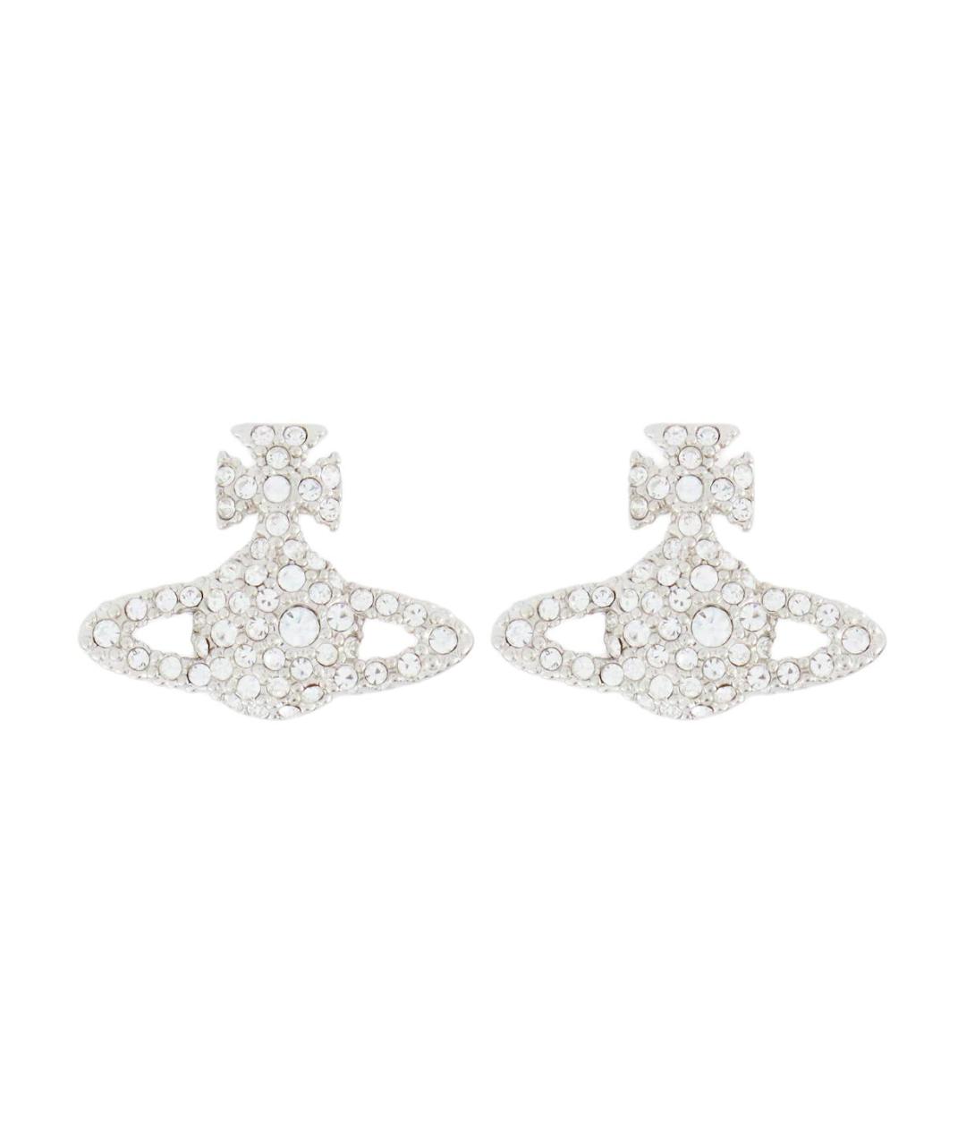 VIVIENNE WESTWOOD Серебряные металлические серьги, фото 3