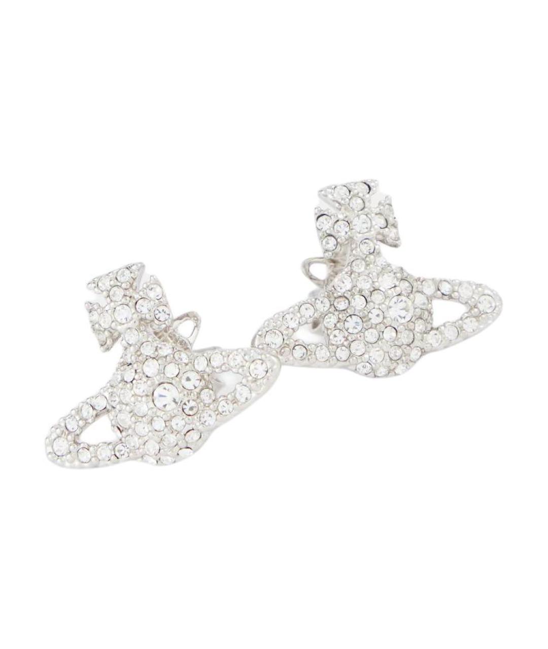 VIVIENNE WESTWOOD Серебряные металлические серьги, фото 4