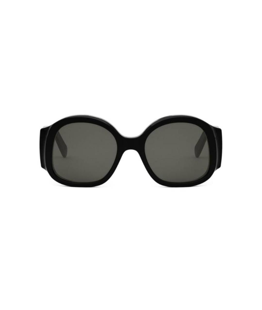 CELINE Черные пластиковые солнцезащитные очки, фото 2