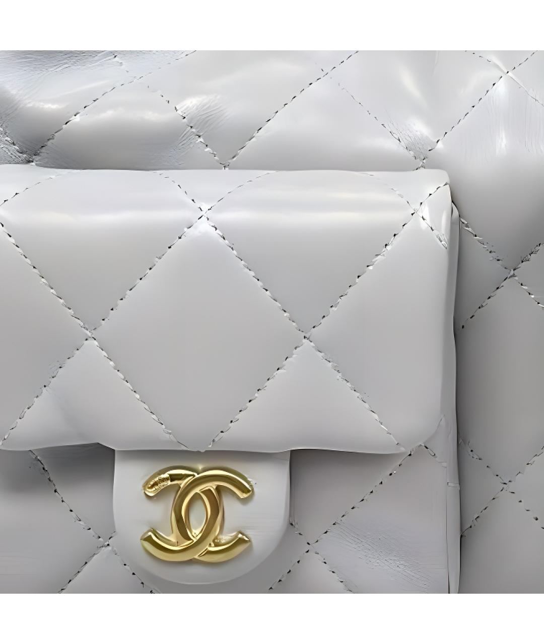 CHANEL Серая кожаная сумка через плечо, фото 2
