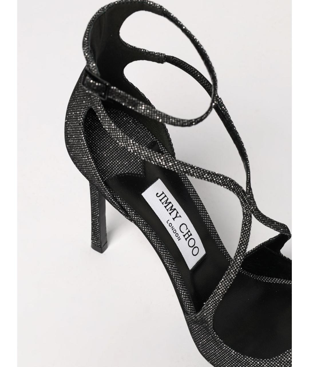 JIMMY CHOO Черные босоножки, фото 4