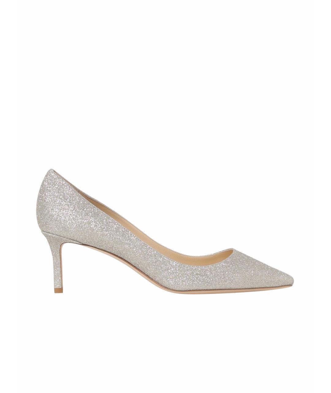 JIMMY CHOO Серебряные туфли, фото 1
