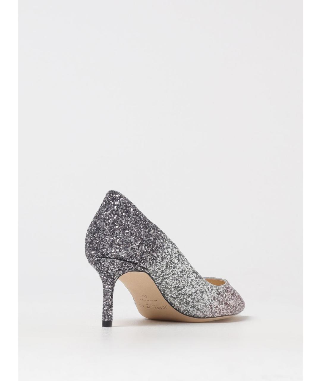 JIMMY CHOO Серебряные туфли, фото 3