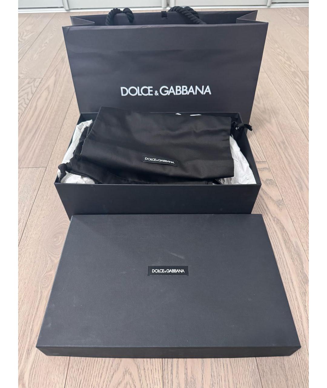 DOLCE&GABBANA Черные туфли из лакированной кожи, фото 3