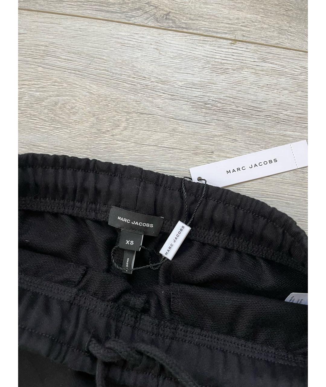MARC JACOBS Черные хлопковые спортивные брюки и шорты, фото 4
