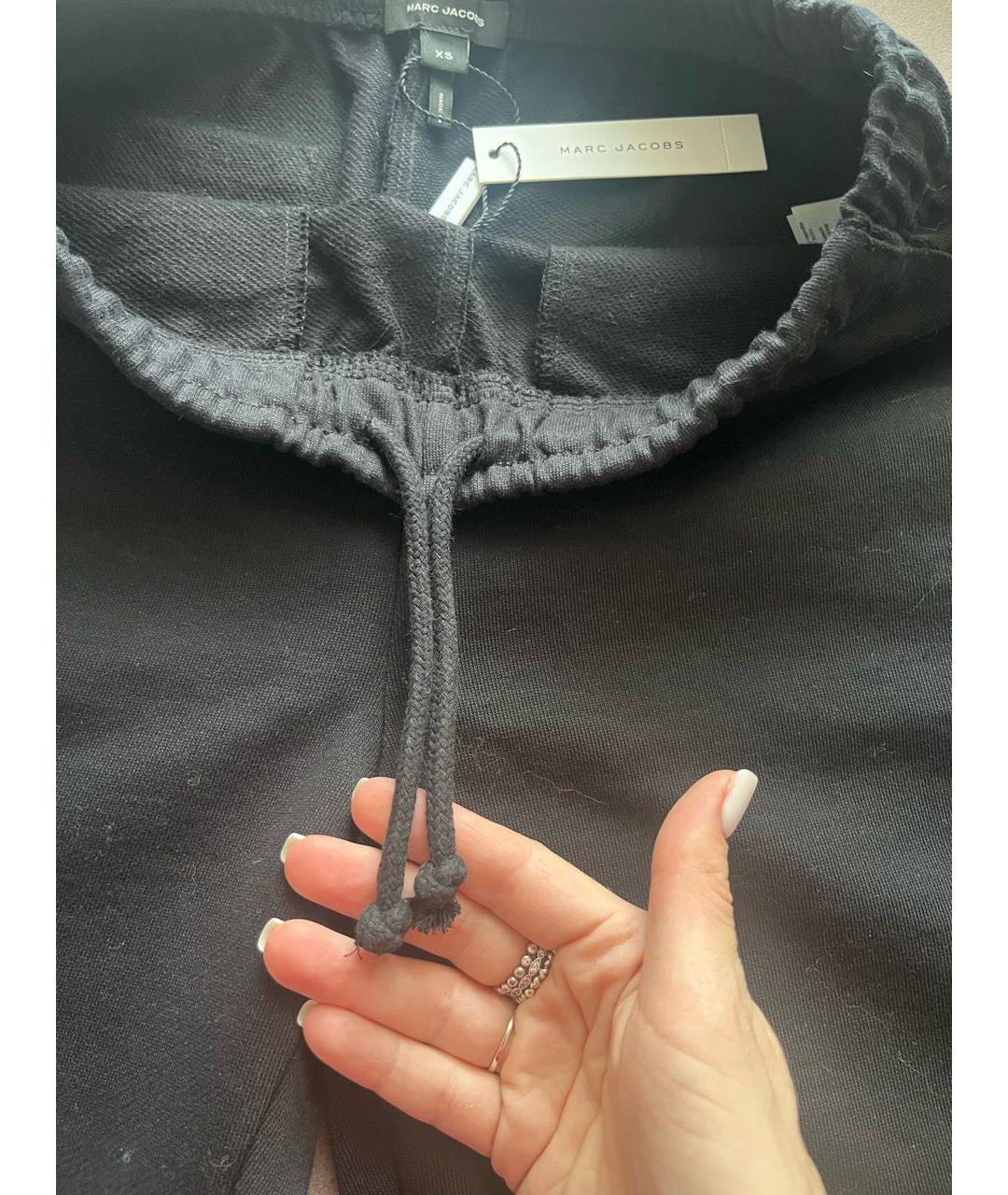 MARC JACOBS Черные хлопковые спортивные брюки и шорты, фото 5