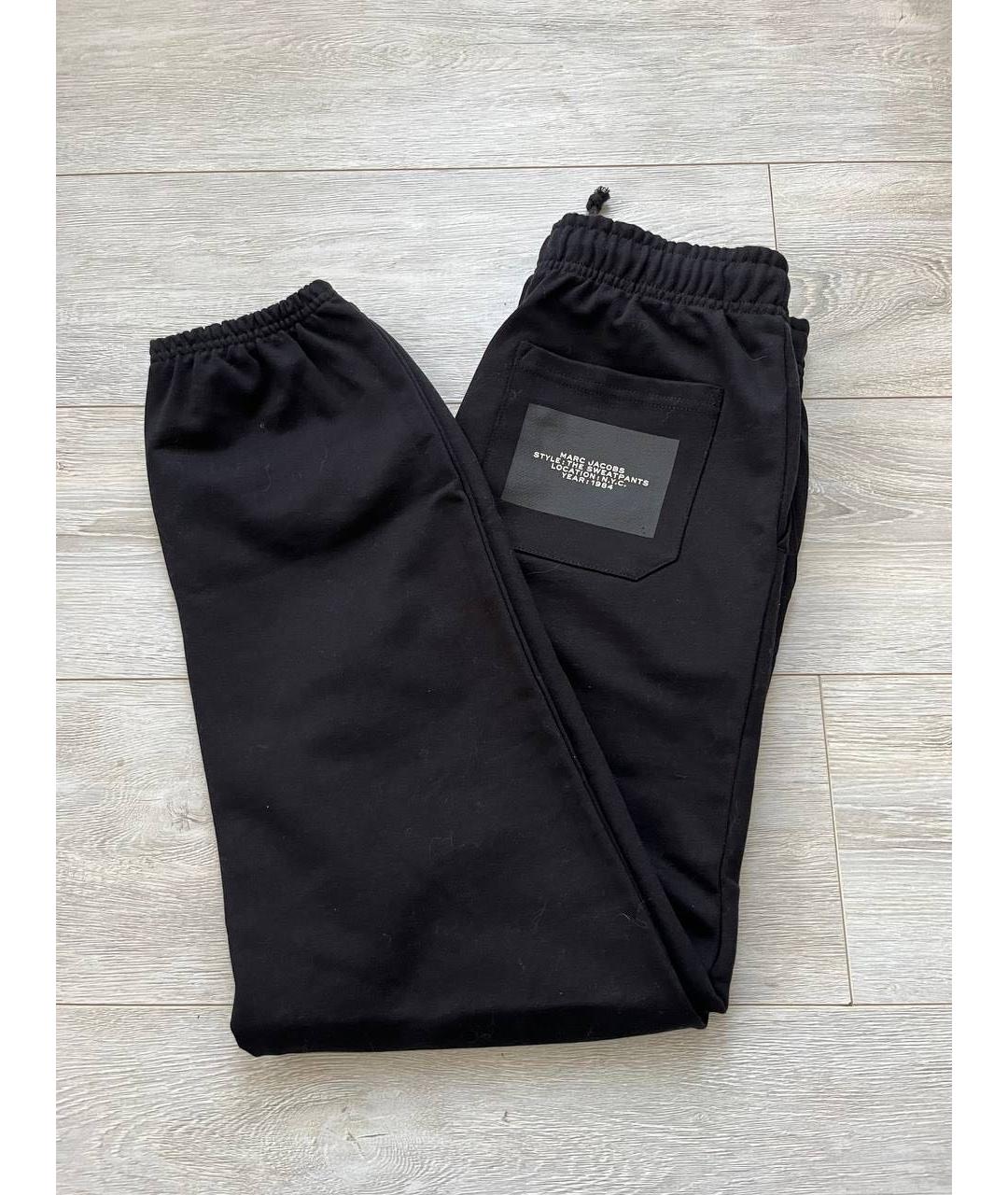MARC JACOBS Черные хлопковые спортивные брюки и шорты, фото 3