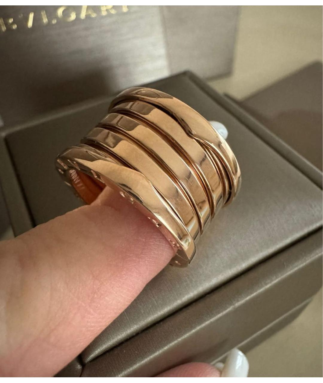 BVLGARI Золотое кольцо из розового золота, фото 4