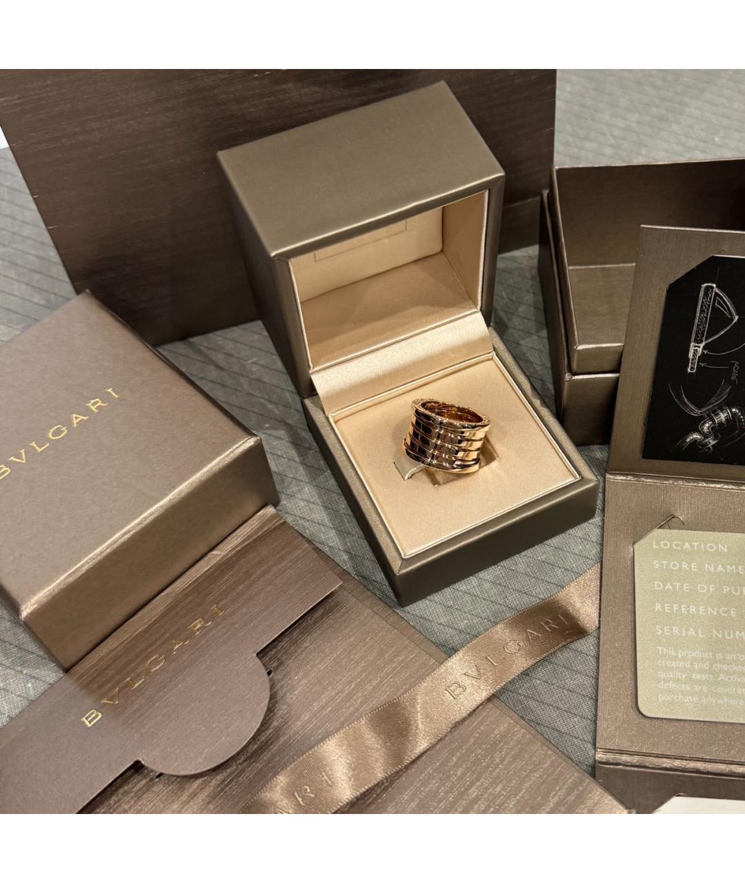 BVLGARI Золотое кольцо из розового золота, фото 8
