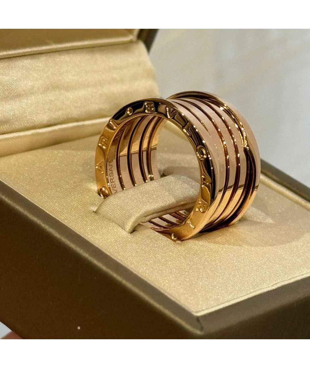 BVLGARI Золотое кольцо из розового золота, фото 7