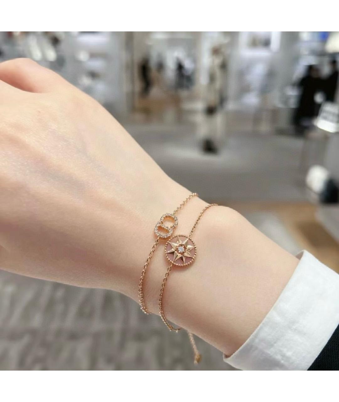 CHRISTIAN DIOR Розовый браслет из розового золота, фото 6