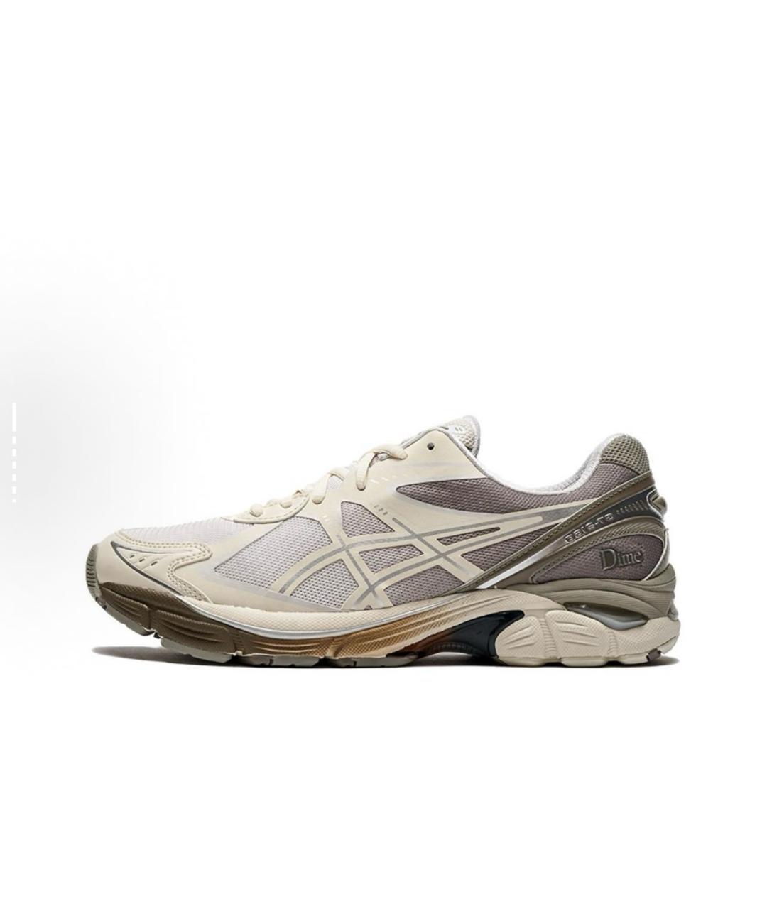ASICS Бежевые текстильные низкие кроссовки / кеды, фото 9