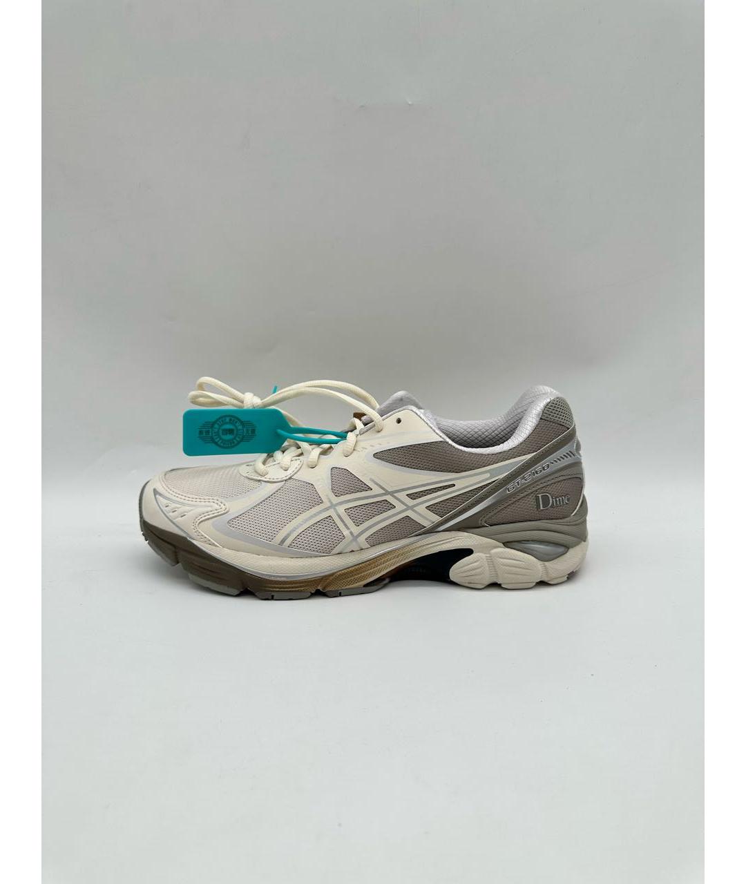 ASICS Бежевые текстильные низкие кроссовки / кеды, фото 5