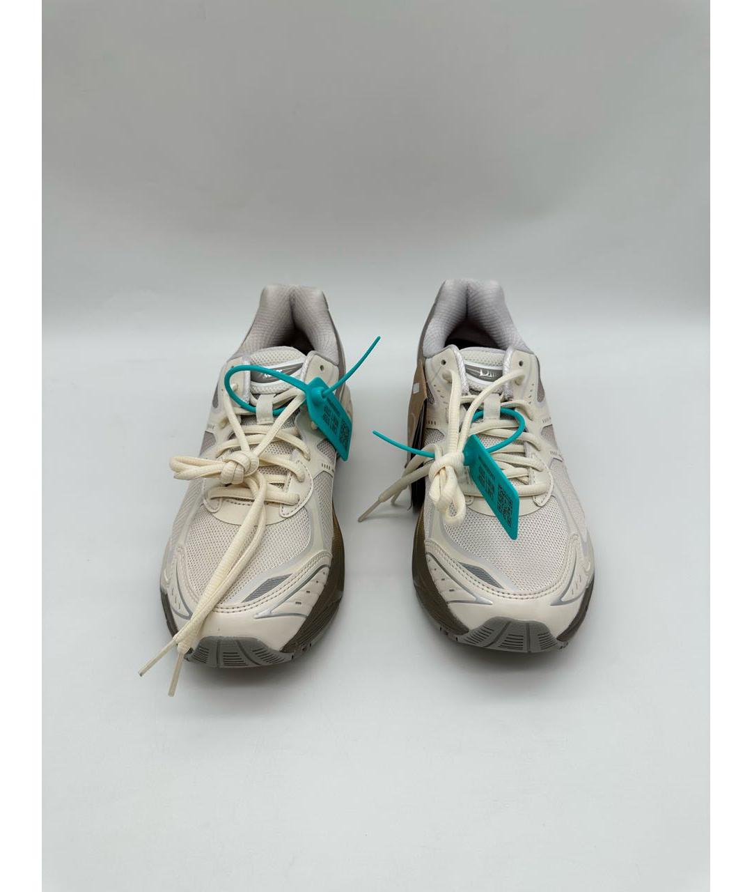 ASICS Бежевые текстильные низкие кроссовки / кеды, фото 2