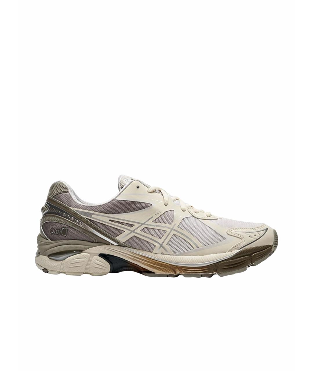 ASICS Бежевые текстильные низкие кроссовки / кеды, фото 1