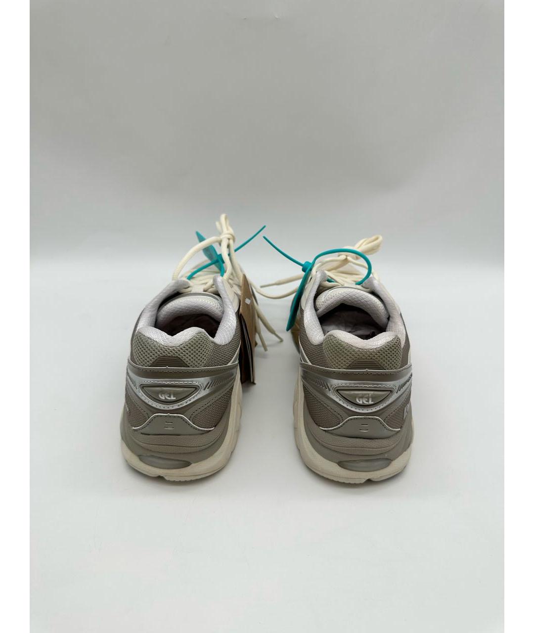 ASICS Бежевые текстильные низкие кроссовки / кеды, фото 4