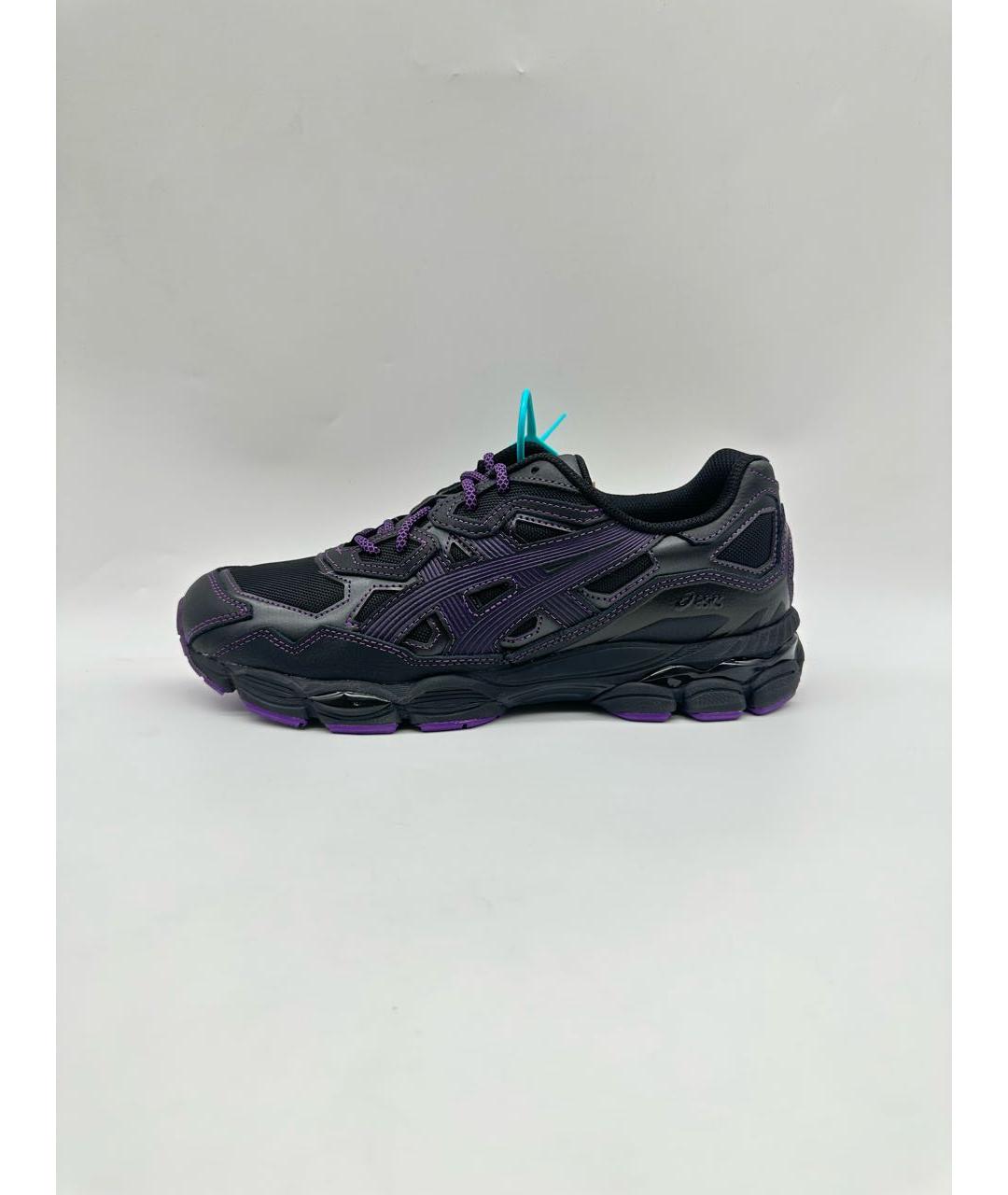 ASICS Черные текстильные низкие кроссовки / кеды, фото 5