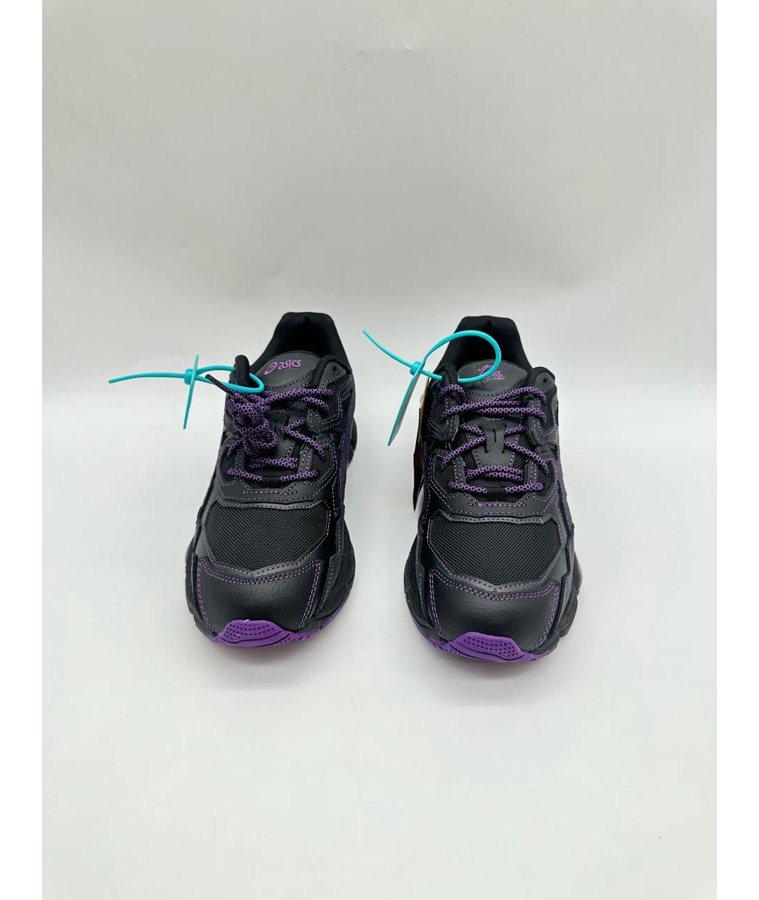 ASICS Черные текстильные низкие кроссовки / кеды, фото 2