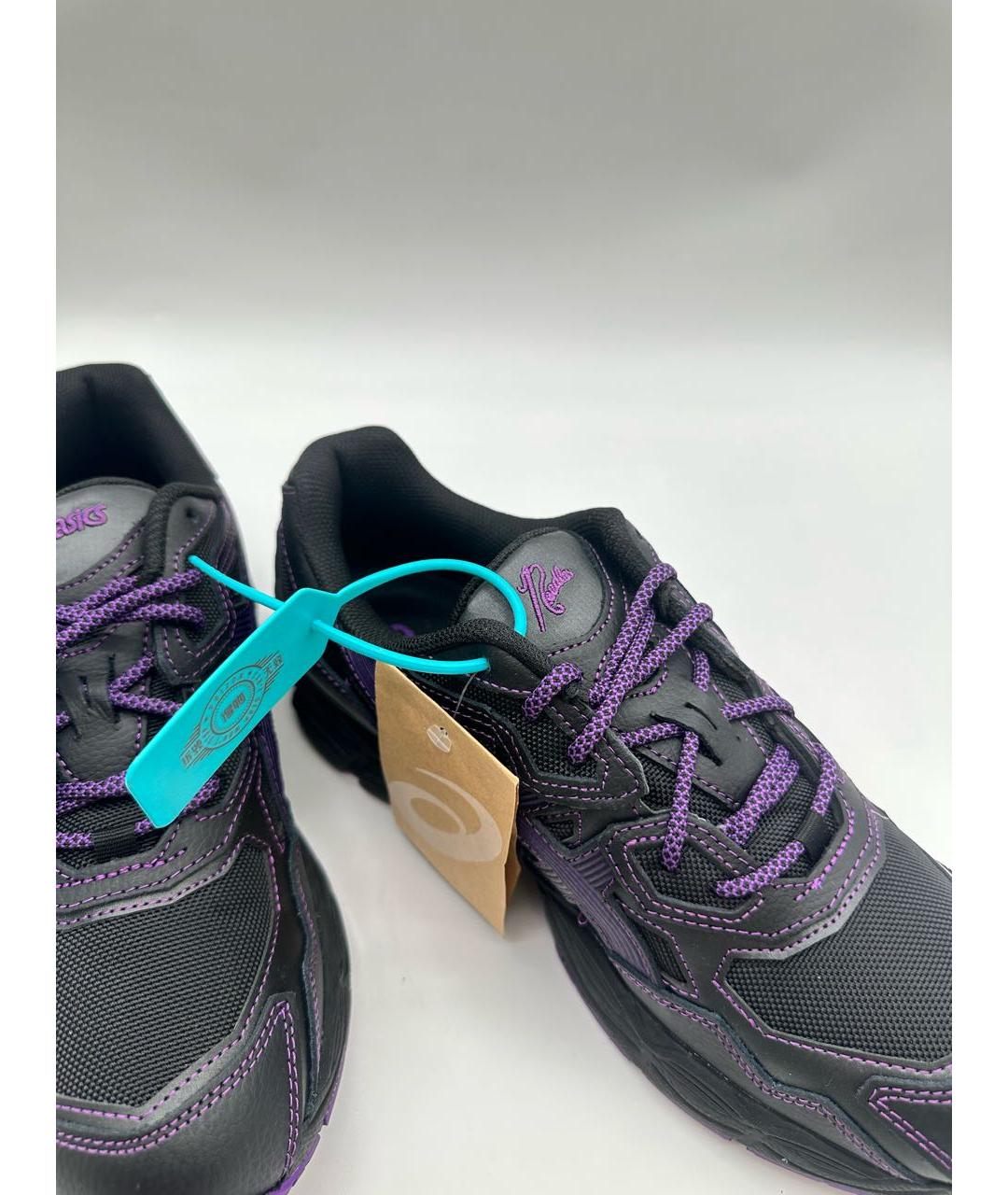 ASICS Черные текстильные низкие кроссовки / кеды, фото 6