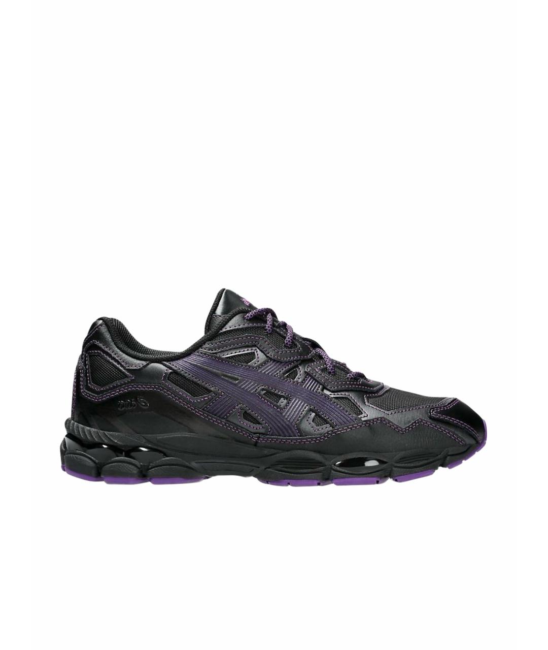 ASICS Черные текстильные низкие кроссовки / кеды, фото 1