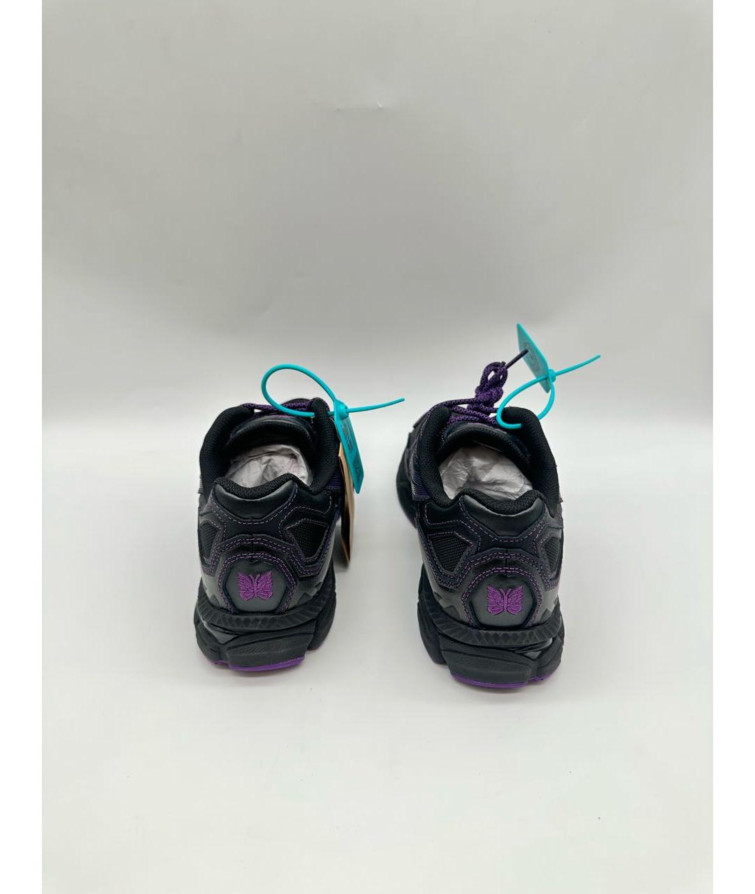 ASICS Черные текстильные низкие кроссовки / кеды, фото 4