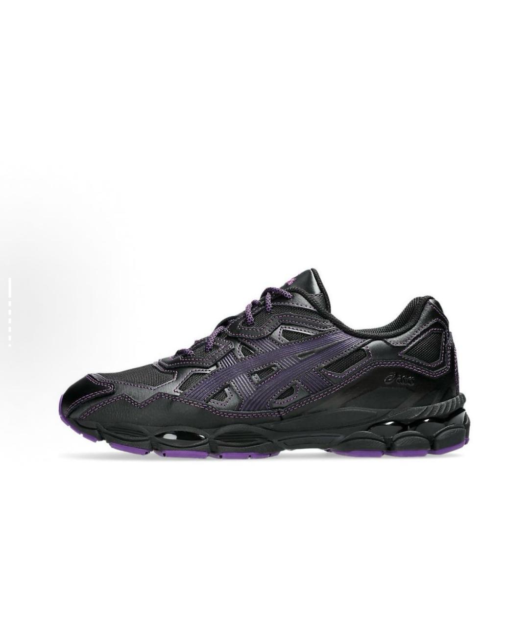 ASICS Черные текстильные низкие кроссовки / кеды, фото 9