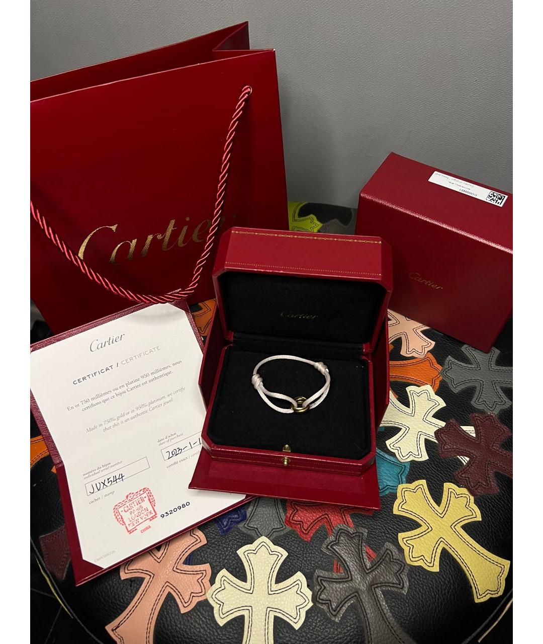 CARTIER Розовый браслет из желтого золота, фото 2