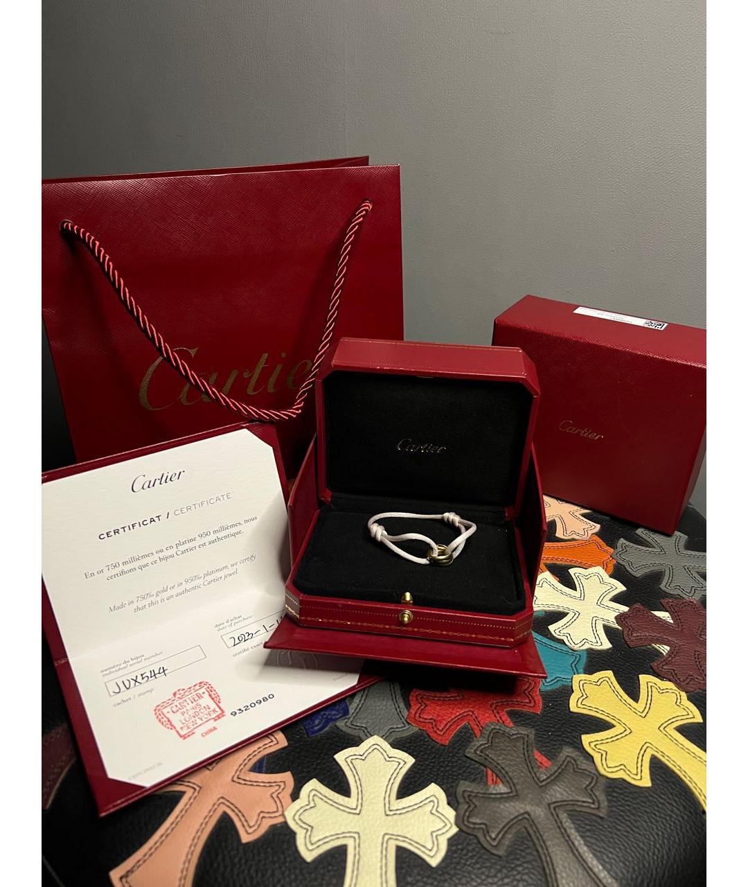 CARTIER Розовый браслет из желтого золота, фото 8