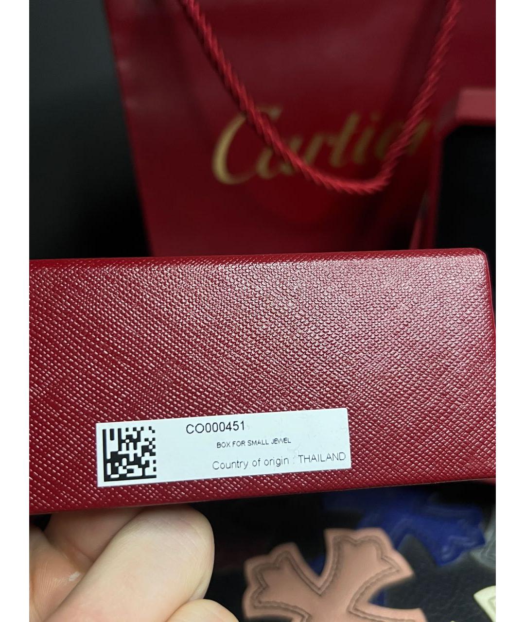 CARTIER Черный браслет из белого золота, фото 9