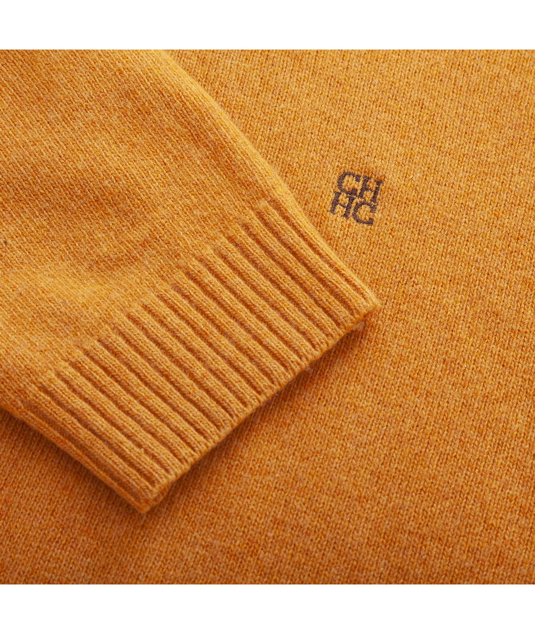 CAROLINA HERRERA Оранжевый шерстяной джемпер / свитер, фото 4