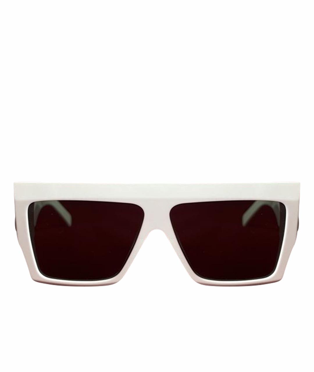 CELINE Белые пластиковые солнцезащитные очки, фото 1