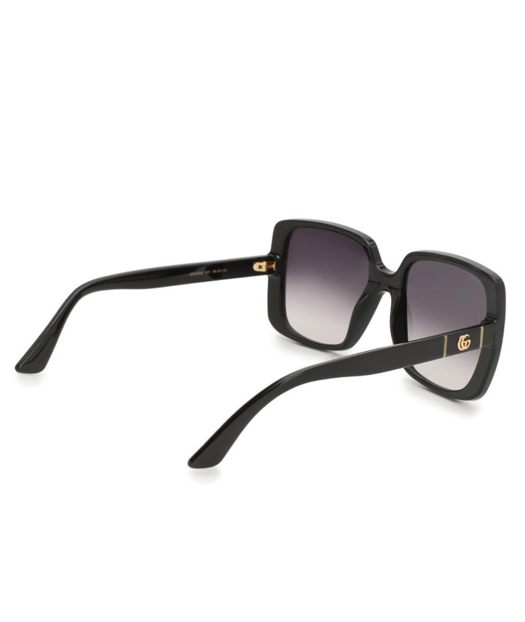 GUCCI Черные пластиковые солнцезащитные очки, фото 3